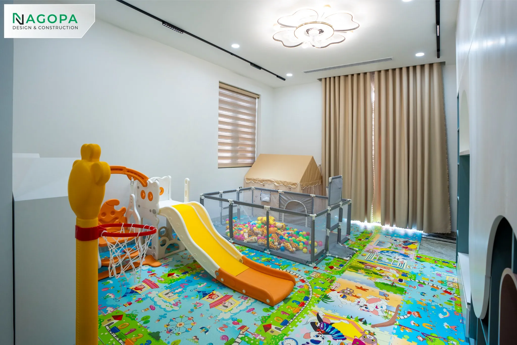 thực tế không gian phòng vui chơi trẻ em ps home dầu tiếng