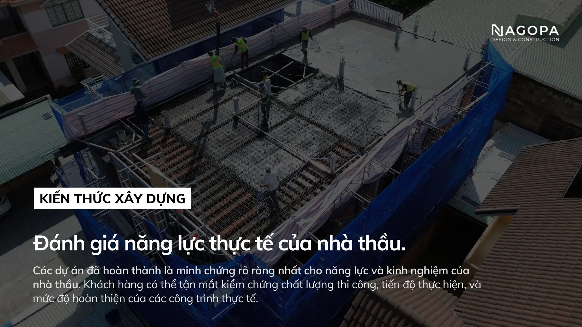 đánh giá năng lực của nhà thầu thi công