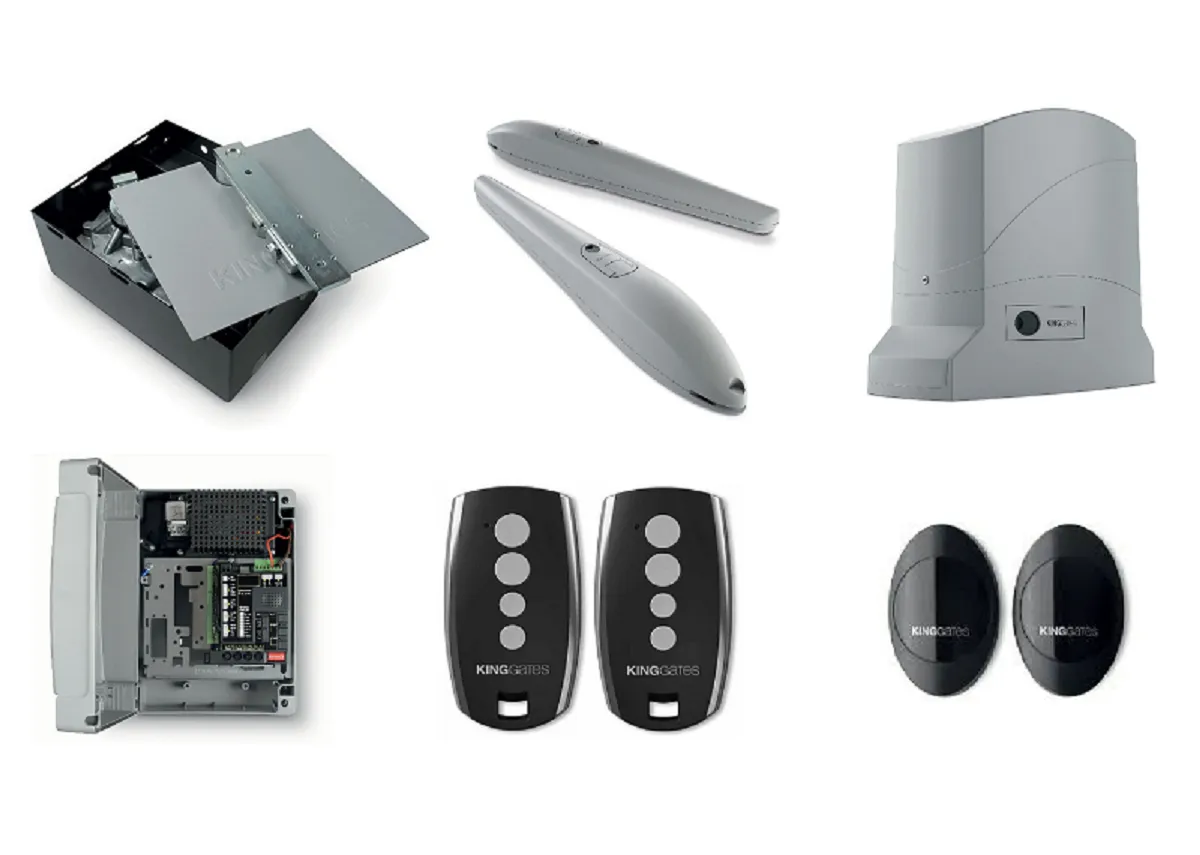 các thành phần của cửa cổng tự động