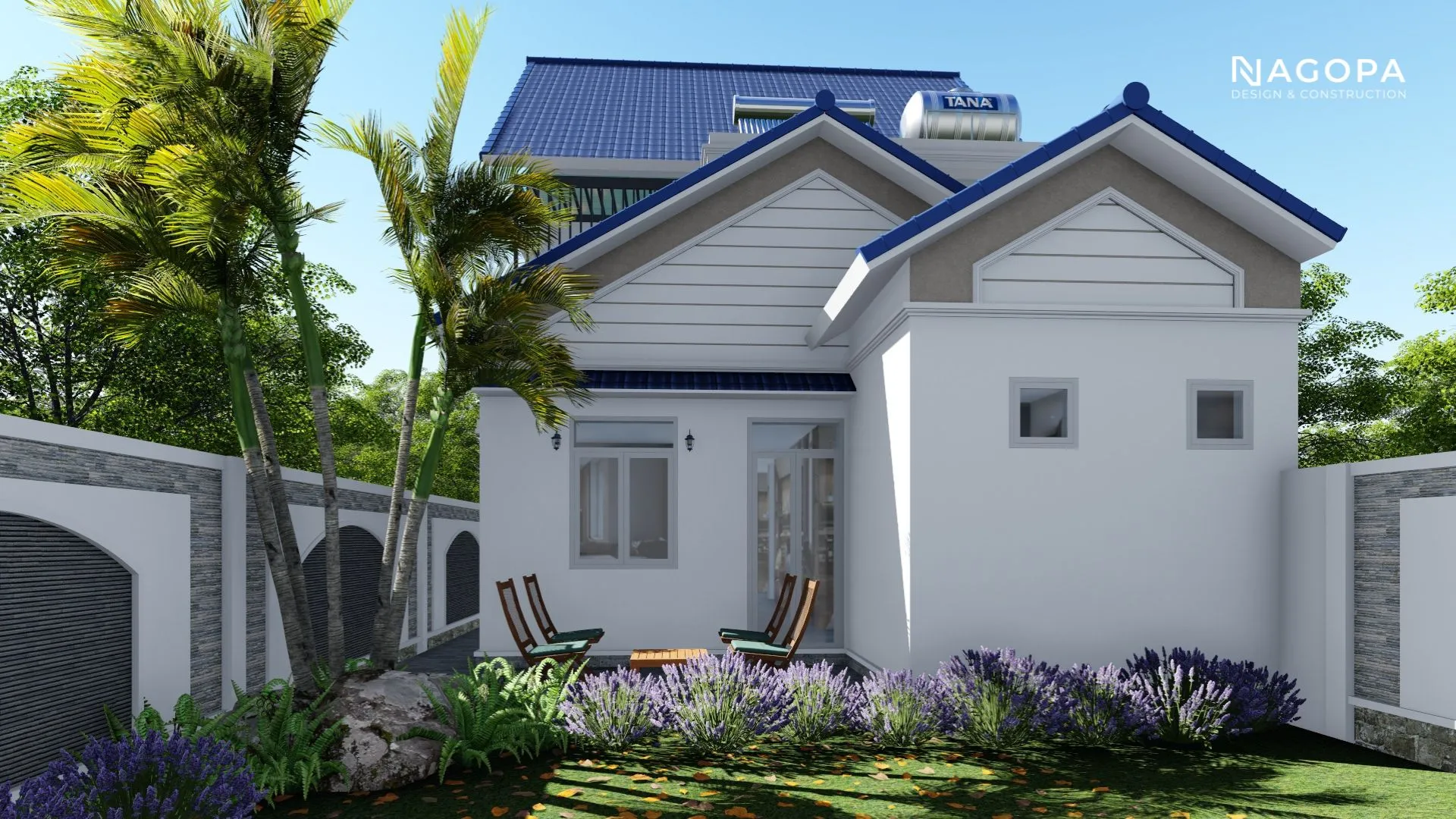 mẫu biệt thự mái thái 2 tầng hiện đại 2