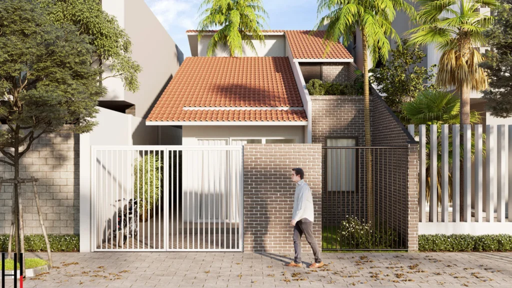 mẫu nhà cấp 4 gác lửng