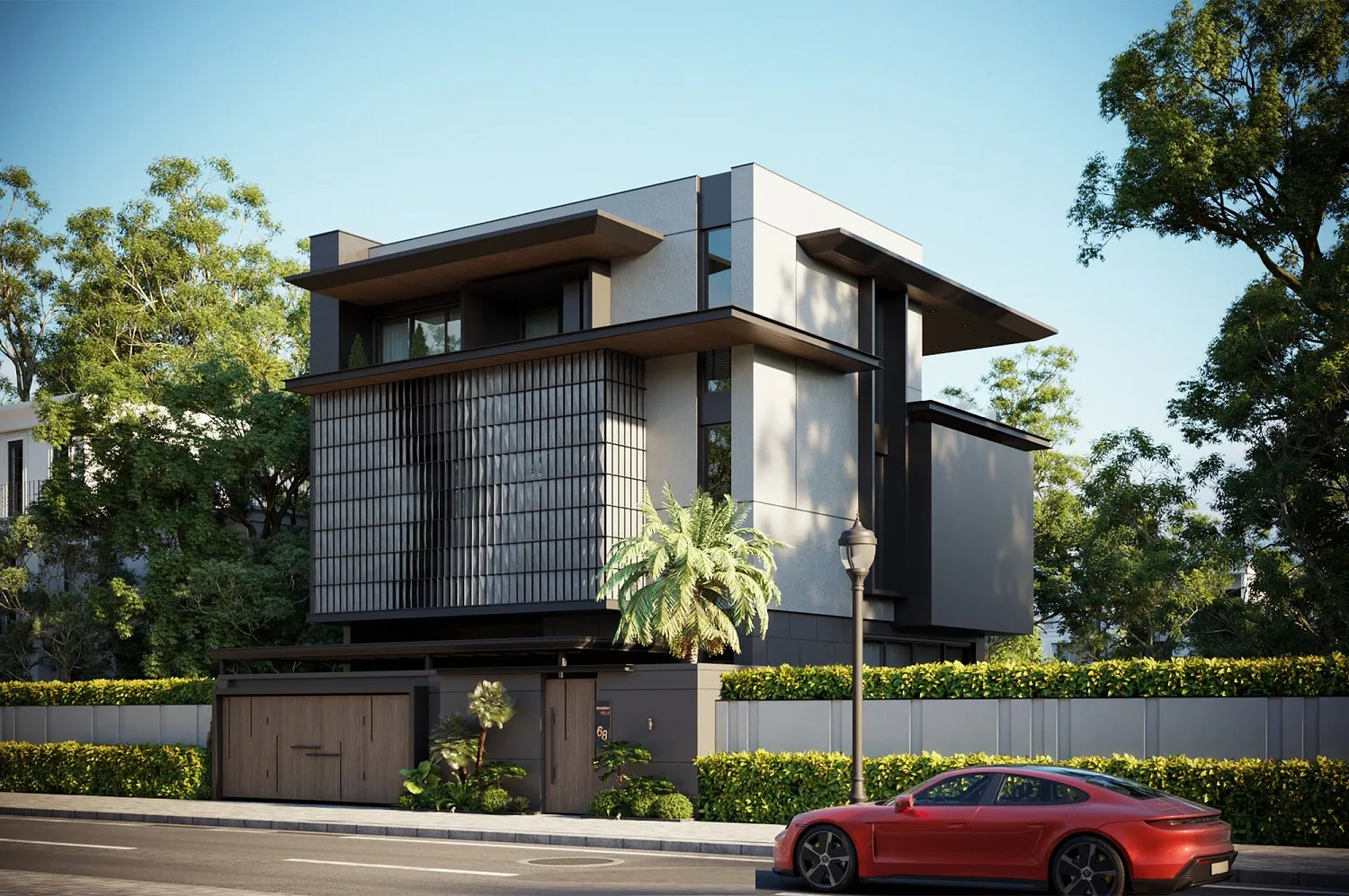 nhà biệt thự phố 3 tầng sang trọng 1