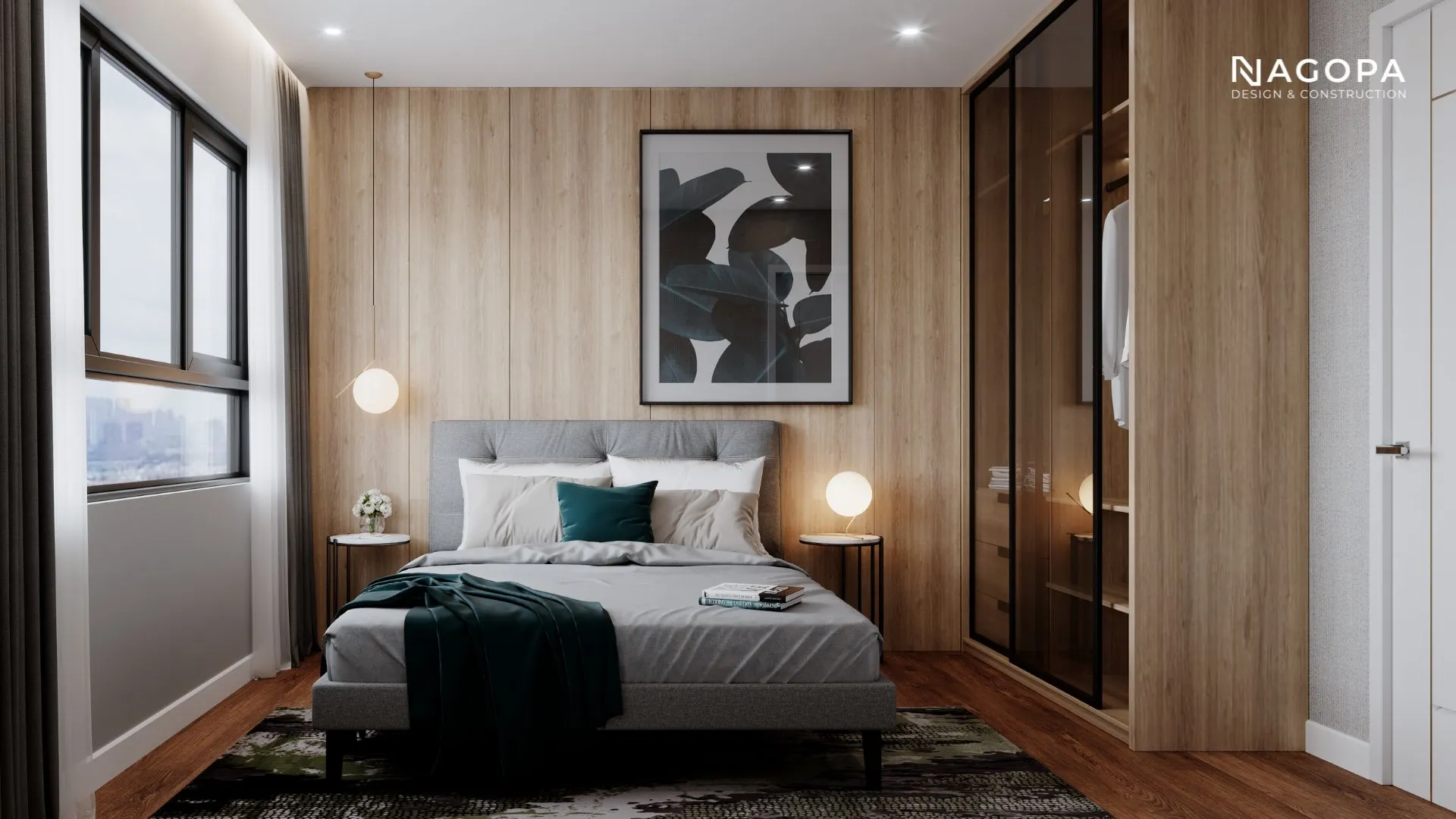 phòng ngủ cho người già bố trí khoa học và thoáng đãng