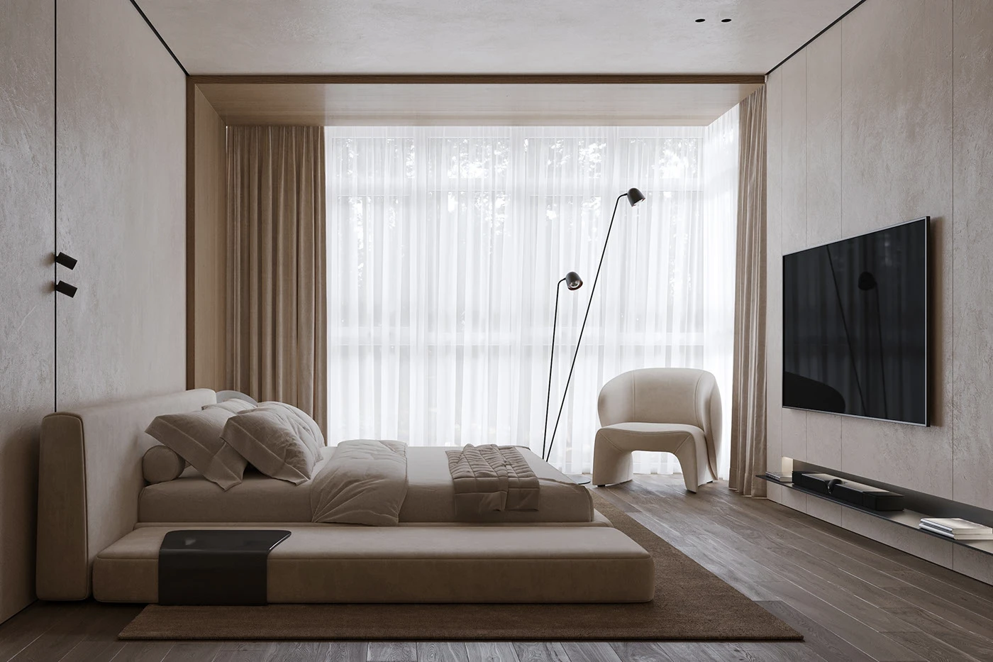 phòng ngủ có view thoáng