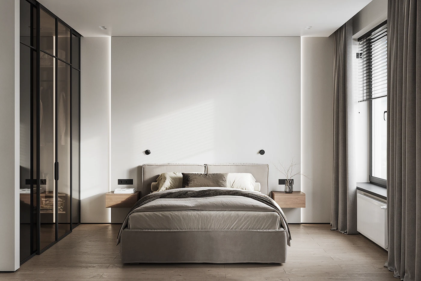 phòng ngủ tối giản minimalist