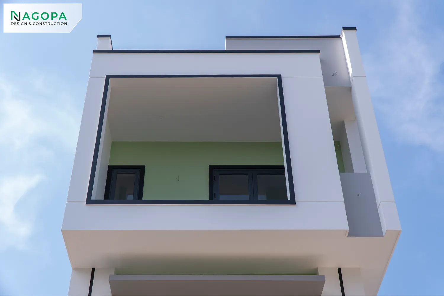 tiến độ xây dựng nhà phố 4 tầng HN'S HOUSE tại phú lợi do NAGOPA thực hiện