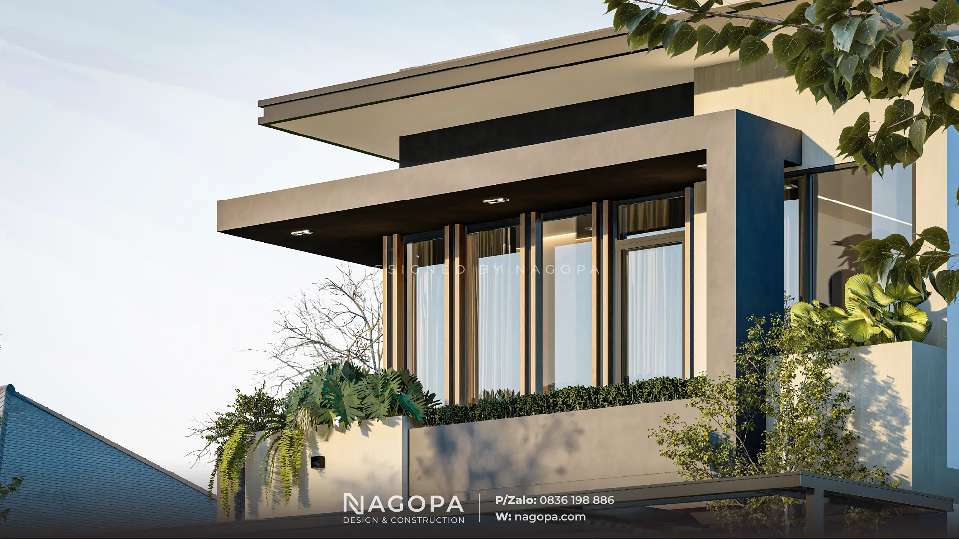 V's House - Biệt thự phố 2 tầng, sống xanh nơi phố thị | GO2554 7