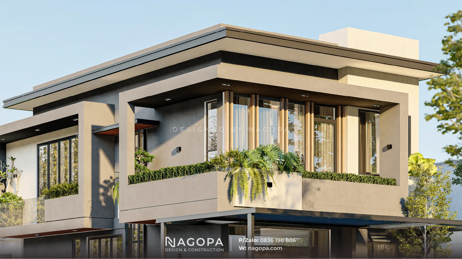 V's House - Biệt thự phố 2 tầng, sống xanh nơi phố thị | GO2554 8