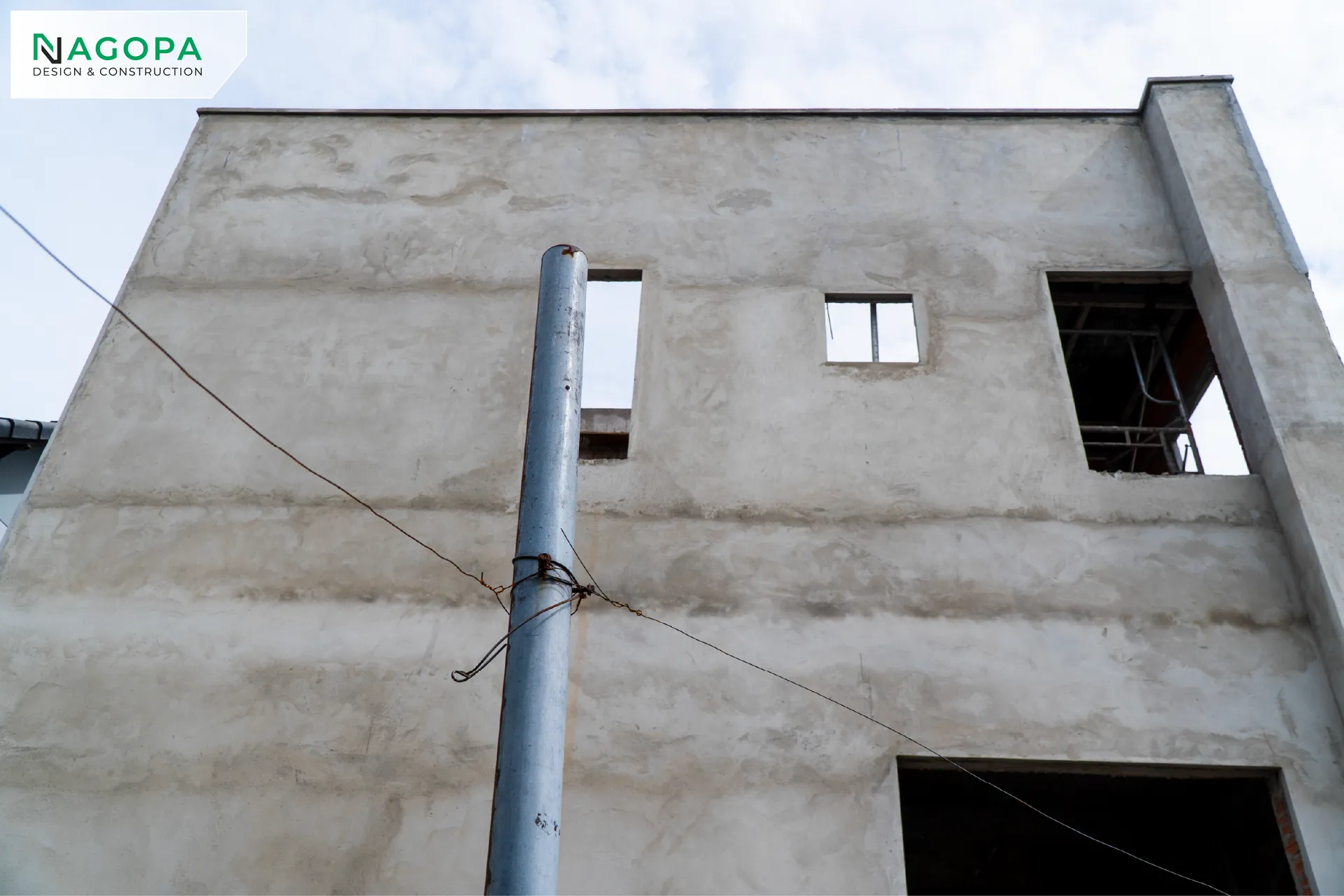 giai đoạn tô trát tường công trình HPs House Thủ Dầu Một 5