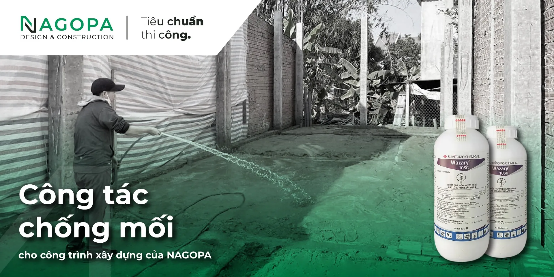 giải pháp chống mối khi xây nhà nagopa