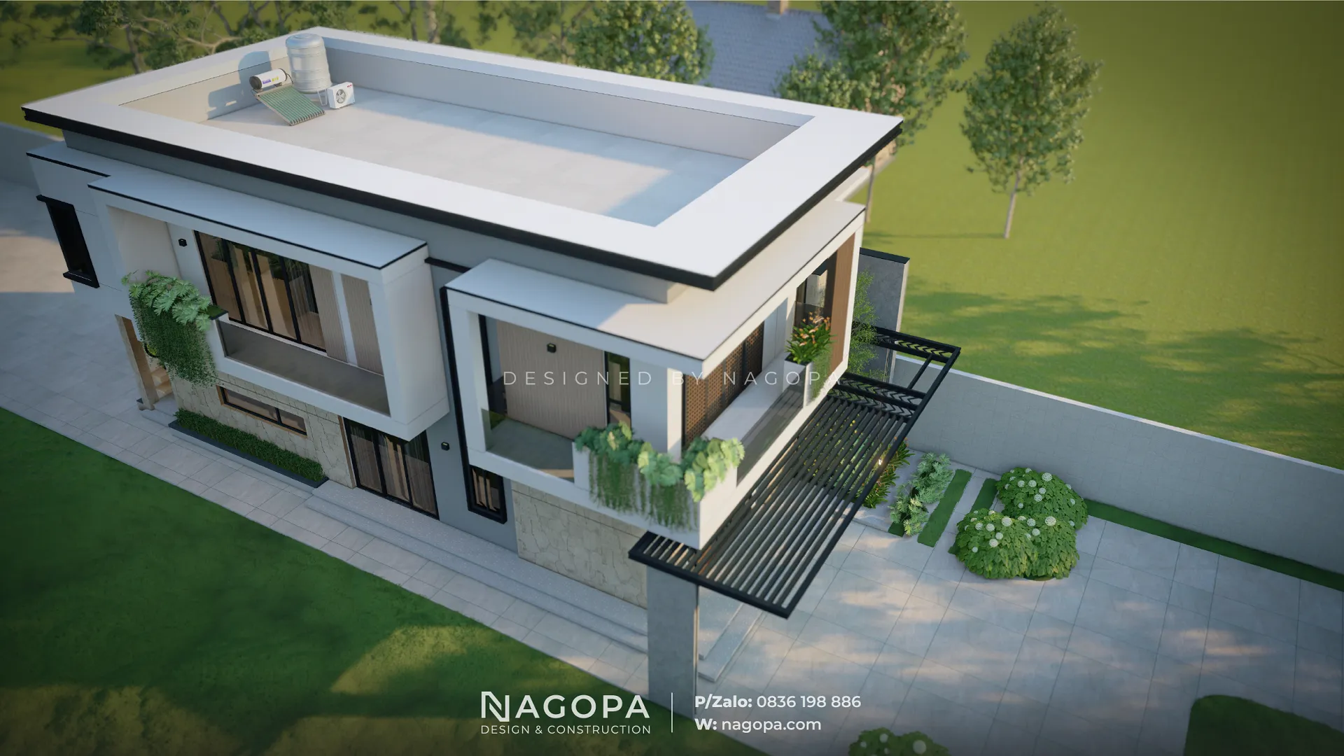 kiến trúc NT's House biệt thự hiện đại tại Bắc Tân Uyên 3