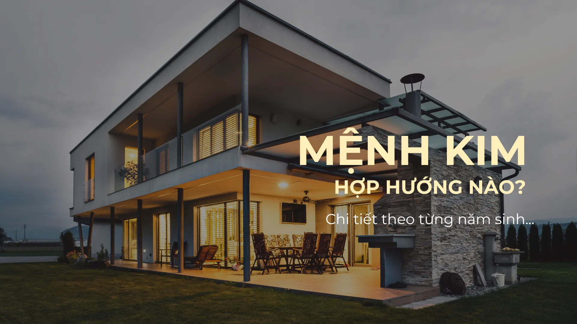 mệnh kim hợp hướng nào