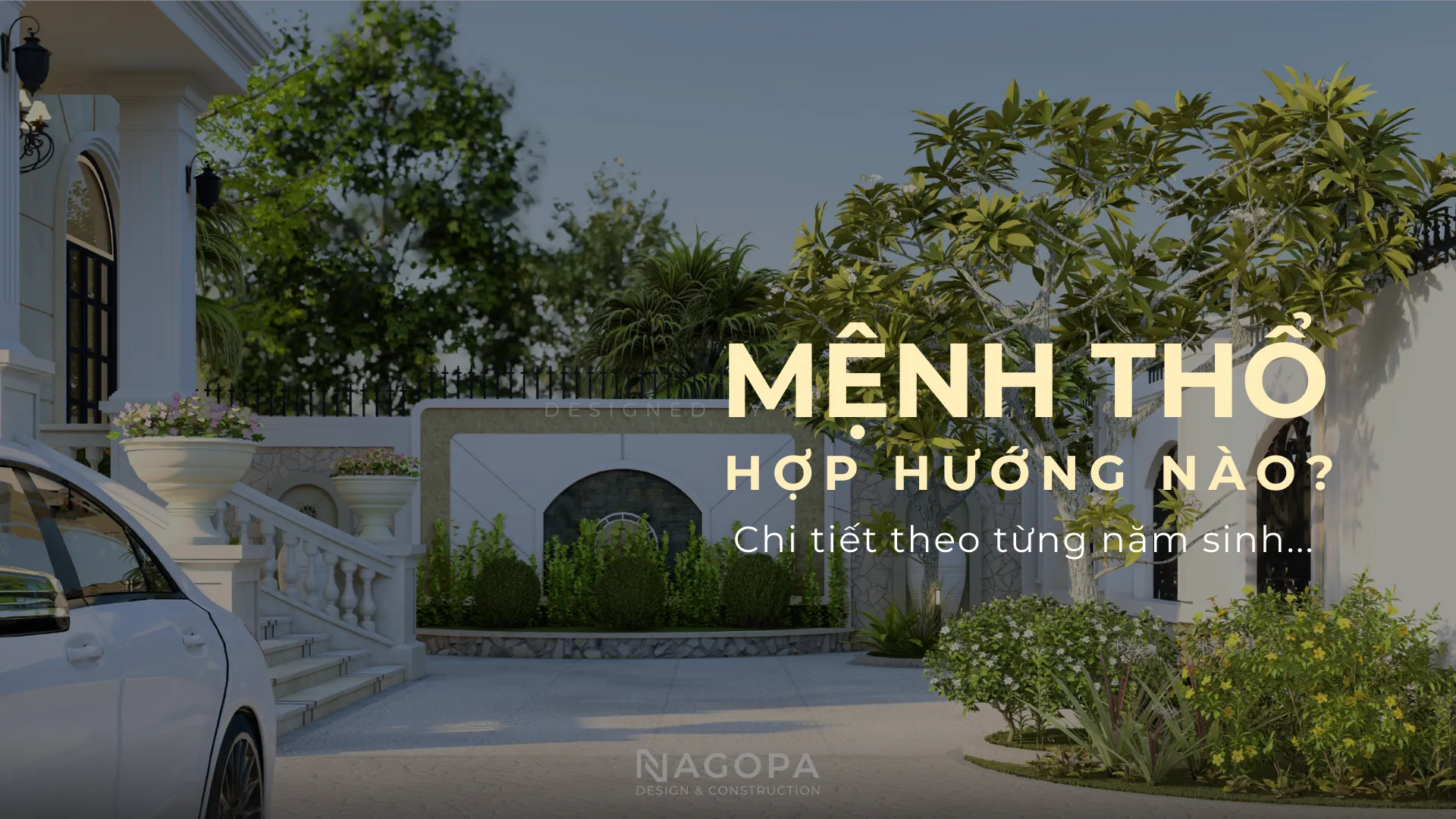 mệnh thổ hợp hướng nào