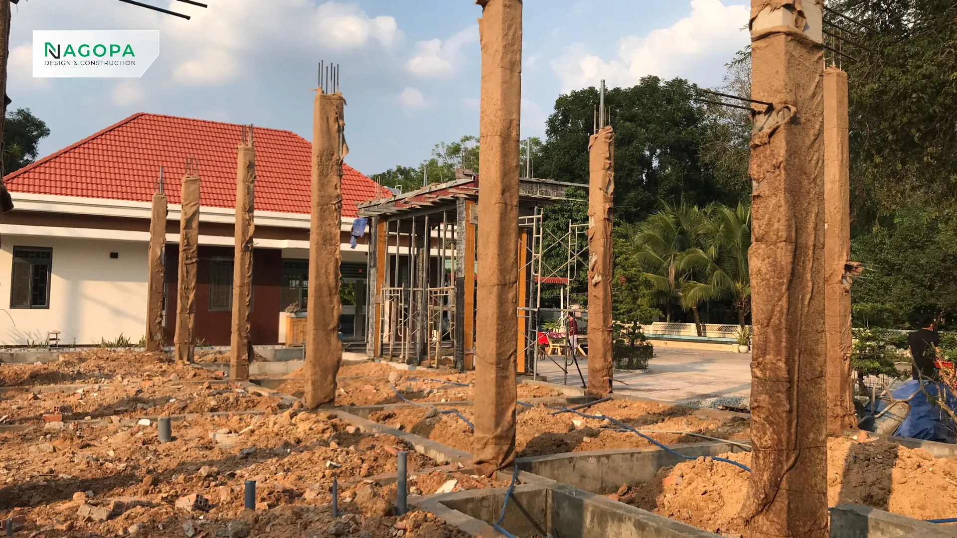 bảo dưỡng bê tông cột