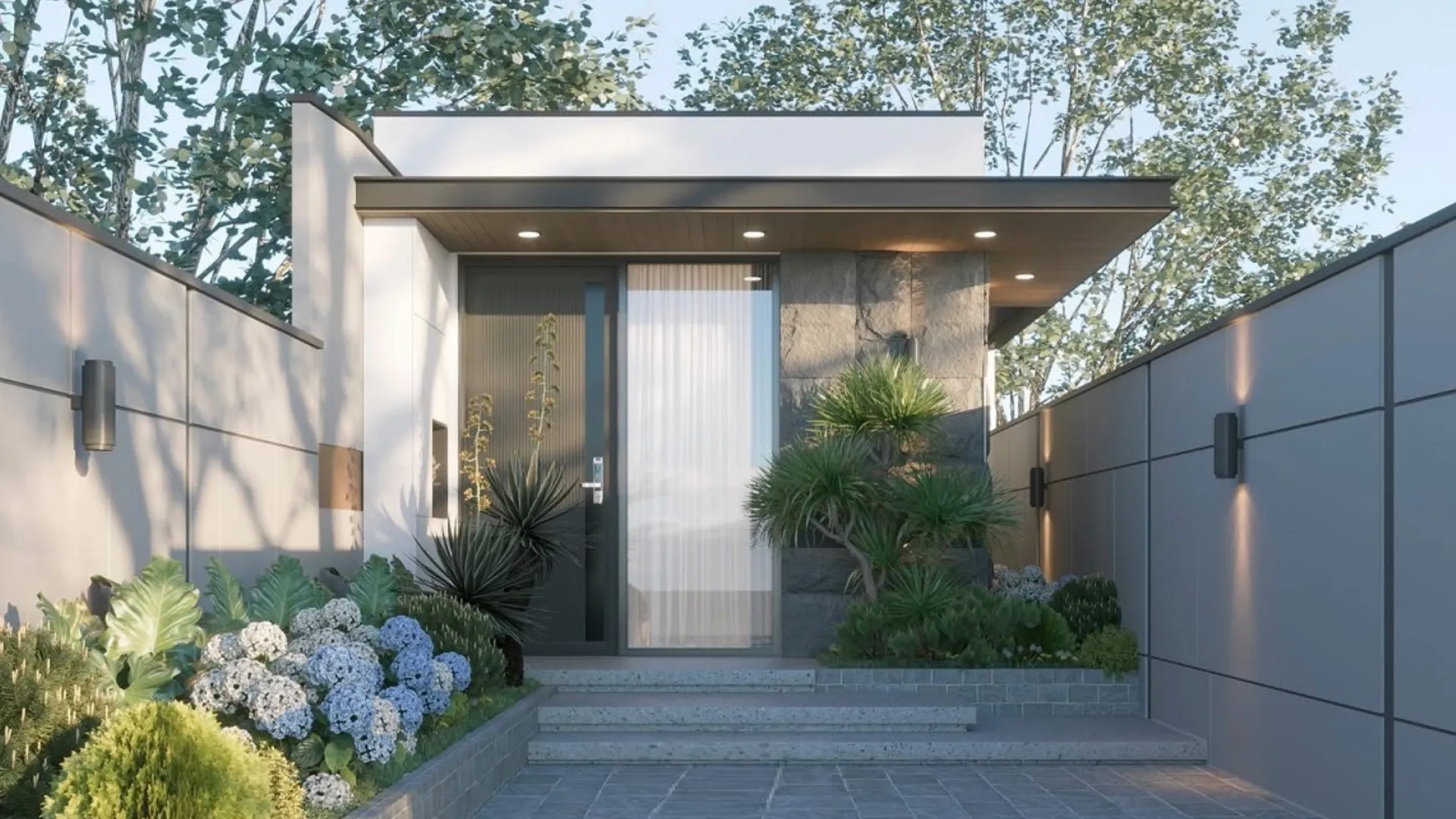 nhà 1 tầng 100m2 mái bằng