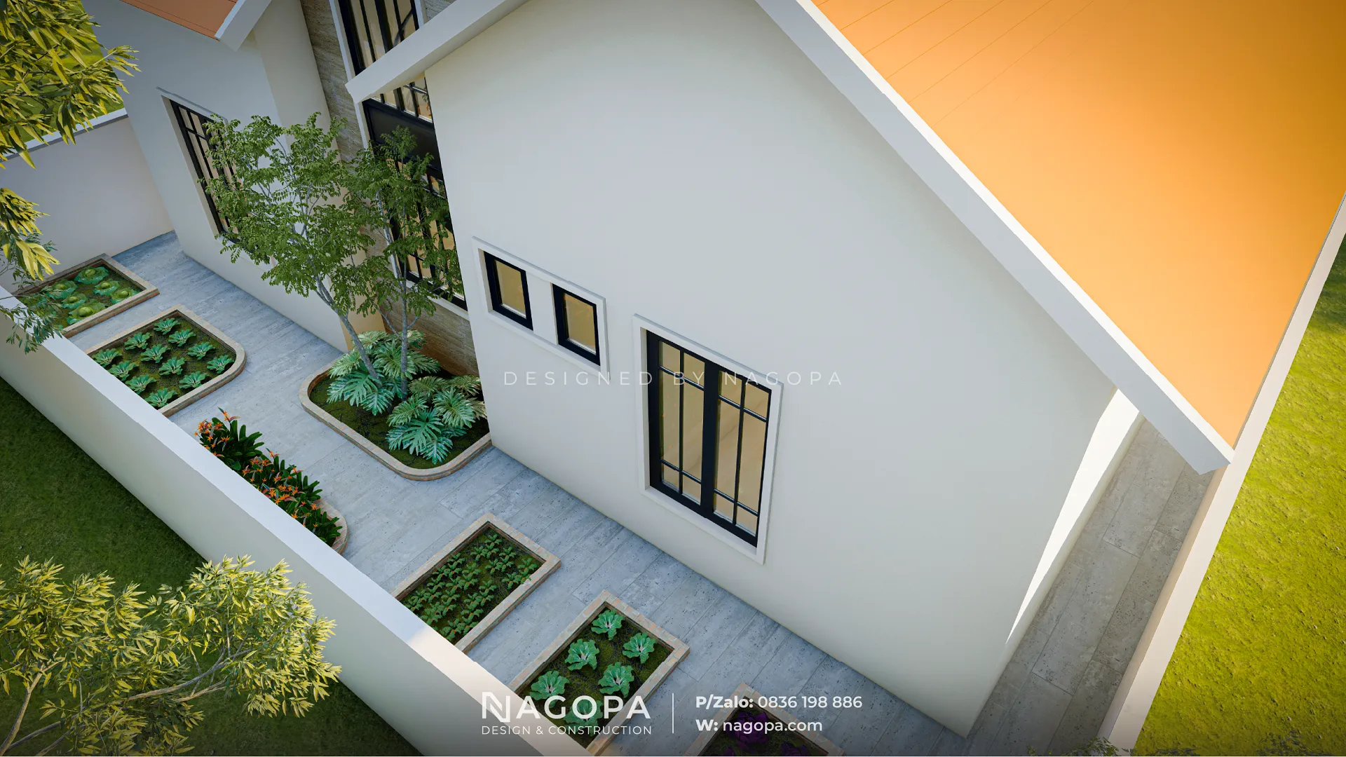 Sunrise Home - Tổ ấm hiện đại, mái dốc bình dị | GO2562 11