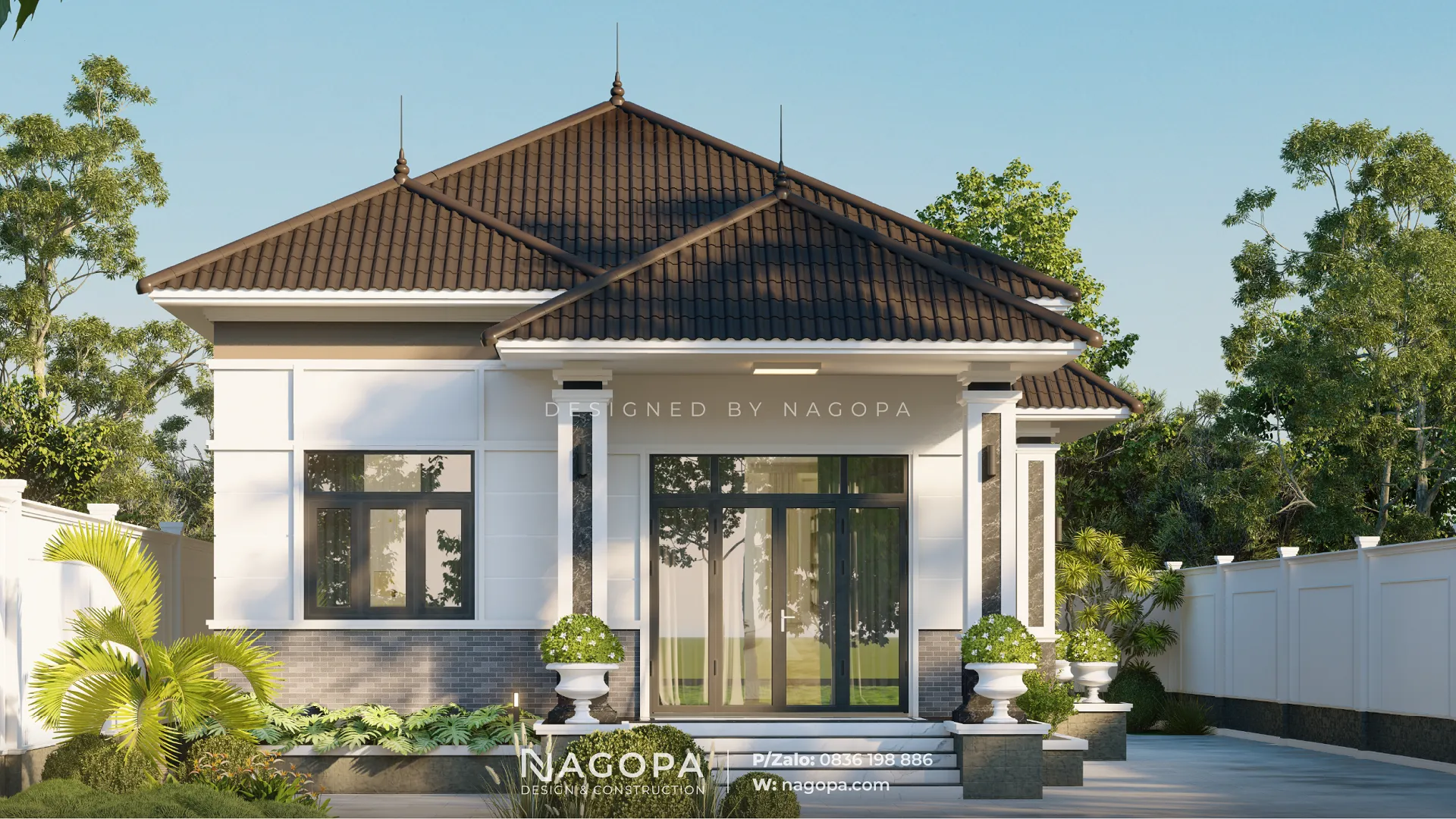 biệt thự 1 tầng mái nhật hiện đại son's house bắc tân uyên