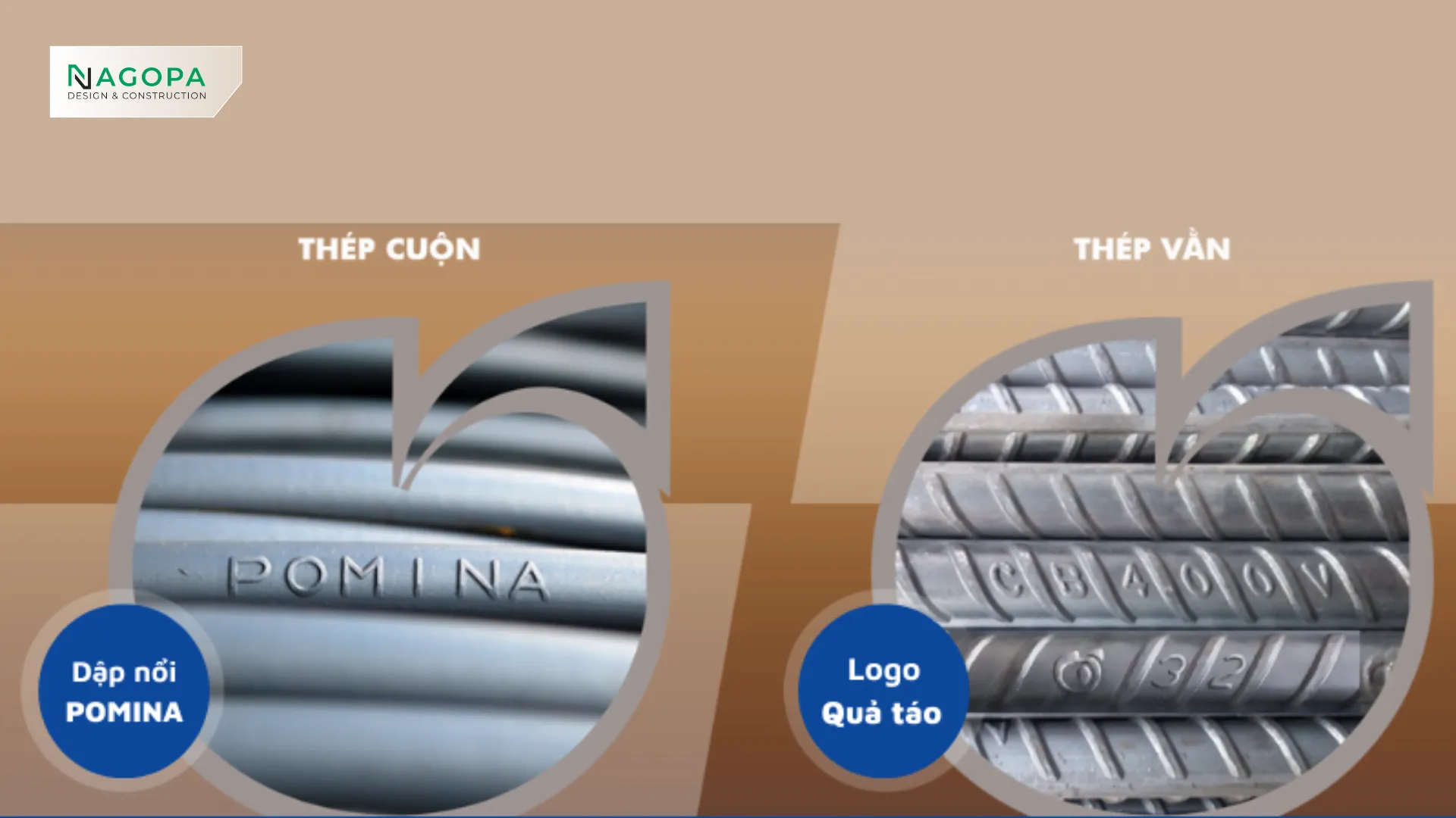 nhận biết thép pomina