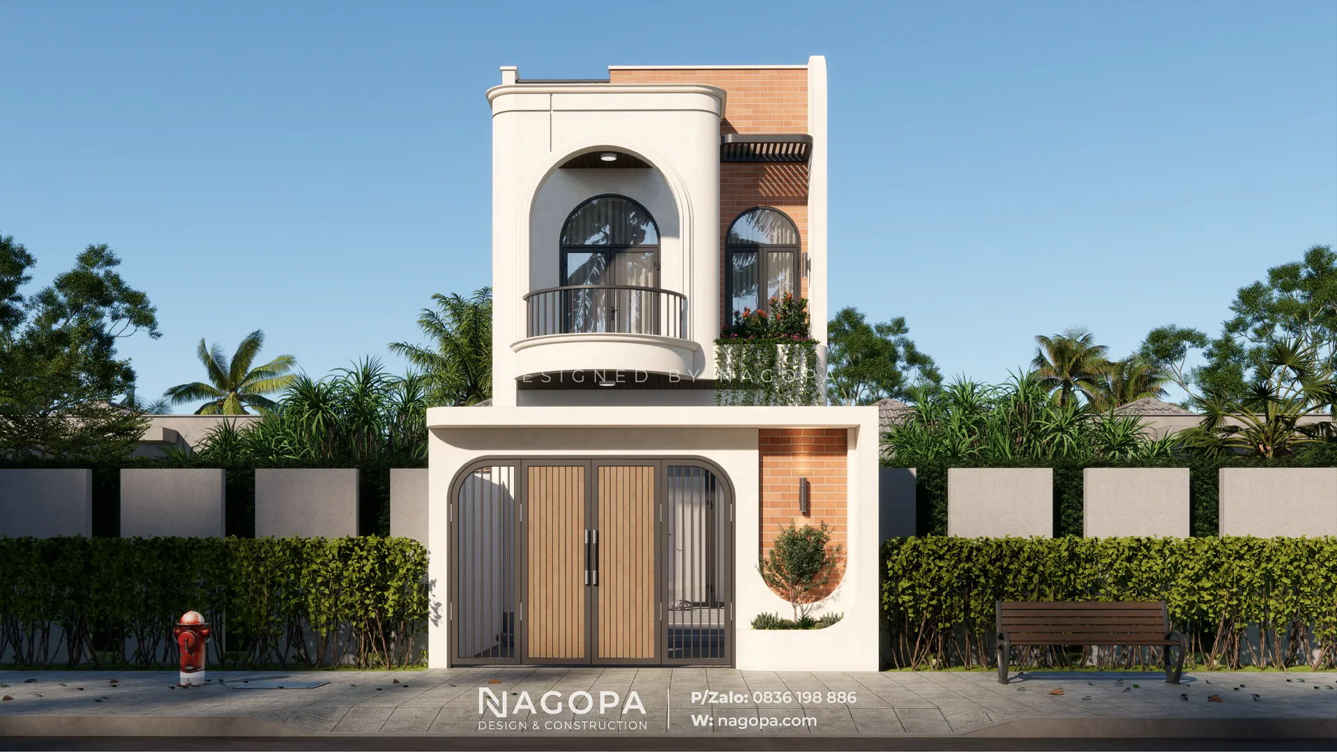 Mẫu nhà 1 trệt 1 lầu 5x20 đẹp tại Bình Dương – Dự án PH’s House.