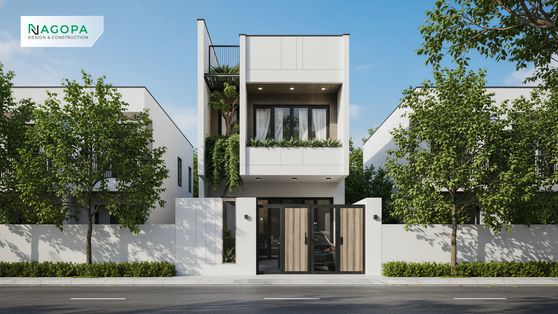 Nhà Phố 2 Tầng Hiện Đại Dưới 1 Tỷ Không Gian Mở Đón Ánh Sáng