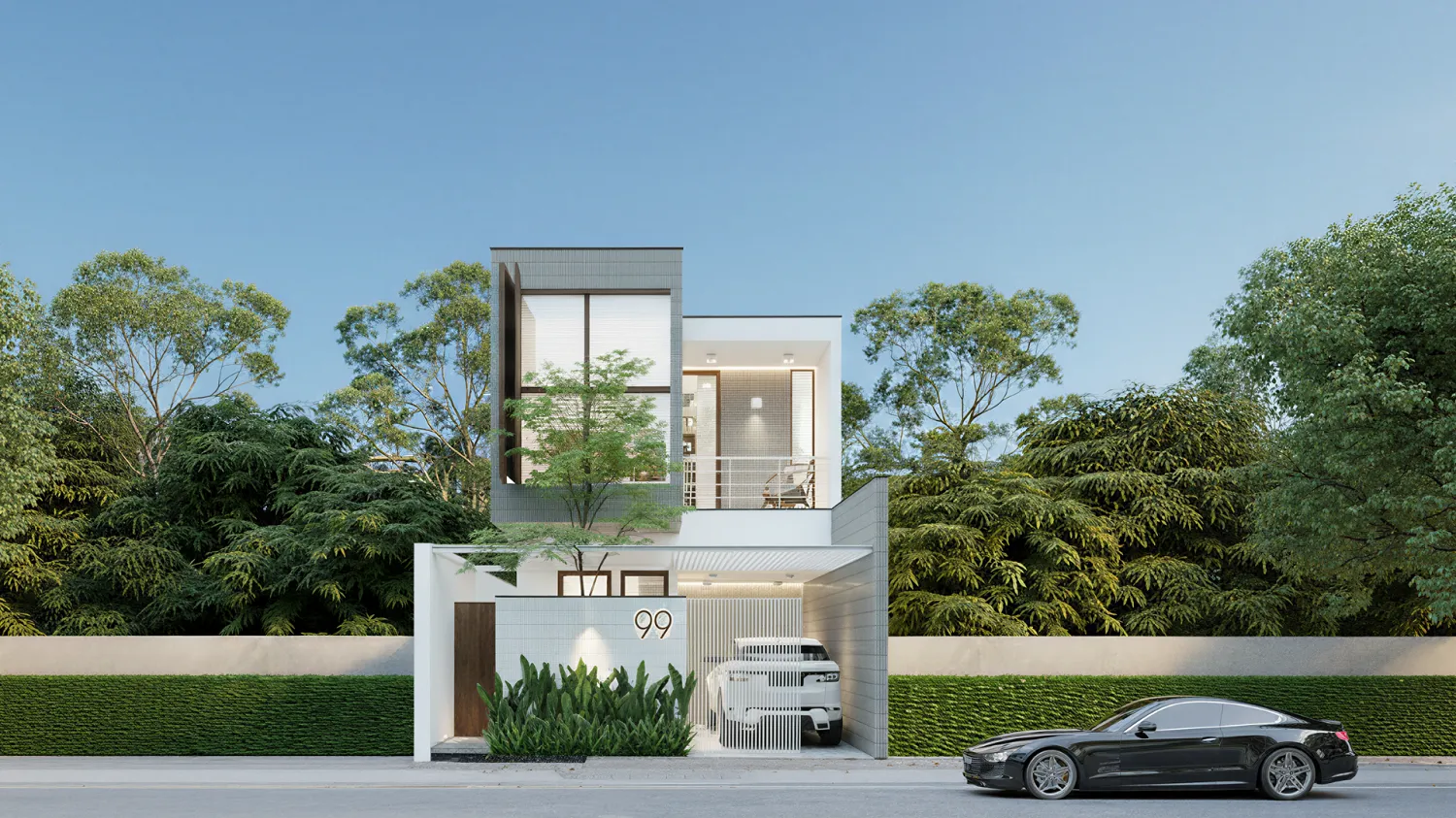 Nhà phố 6x20m hiện đại 1 trệt 1 lầu không gian mở