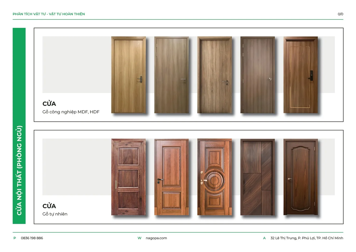 hạng mục cửa nội thất nagopa sử dụng 2