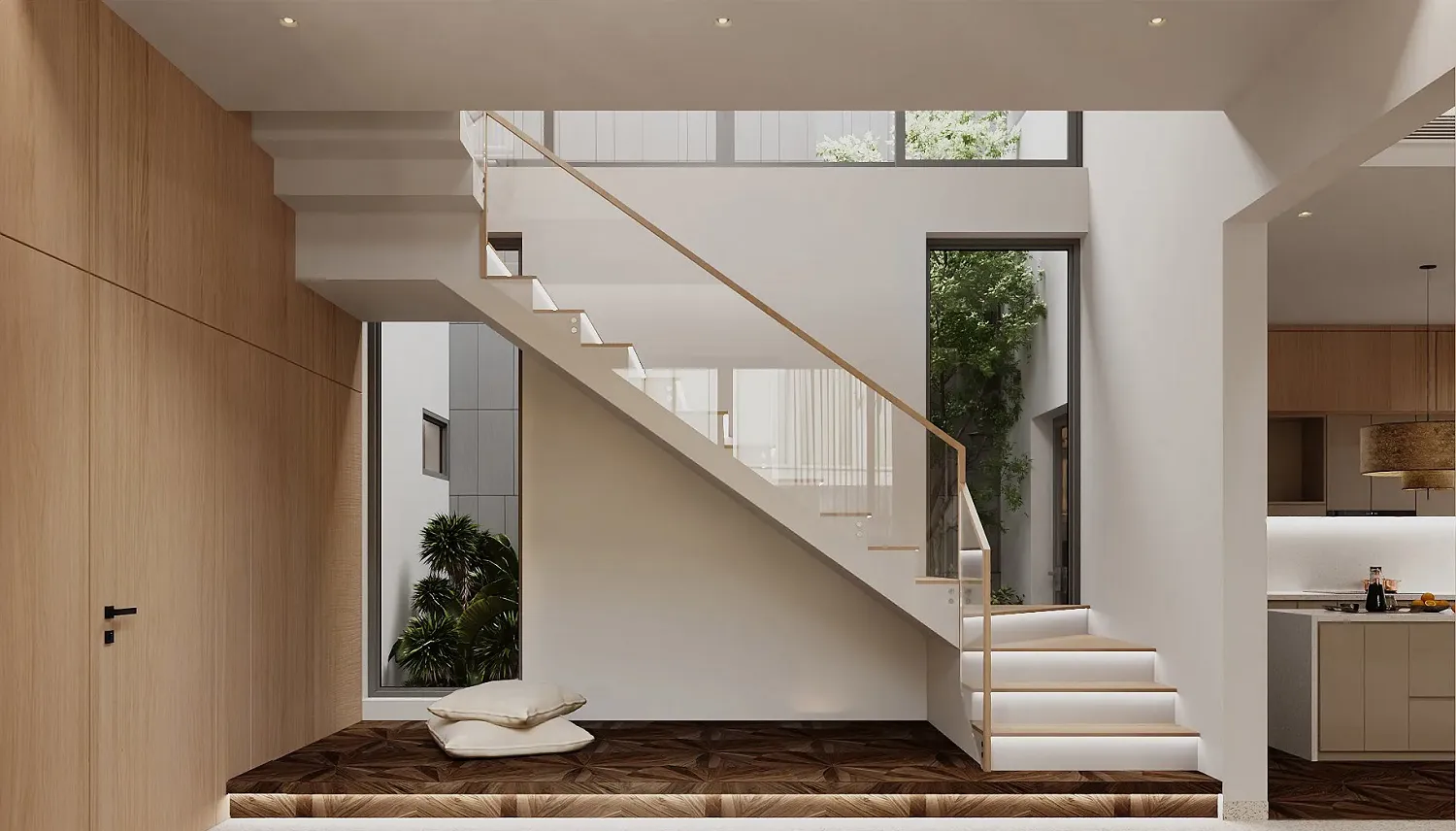 không gian cầu thang đẹp