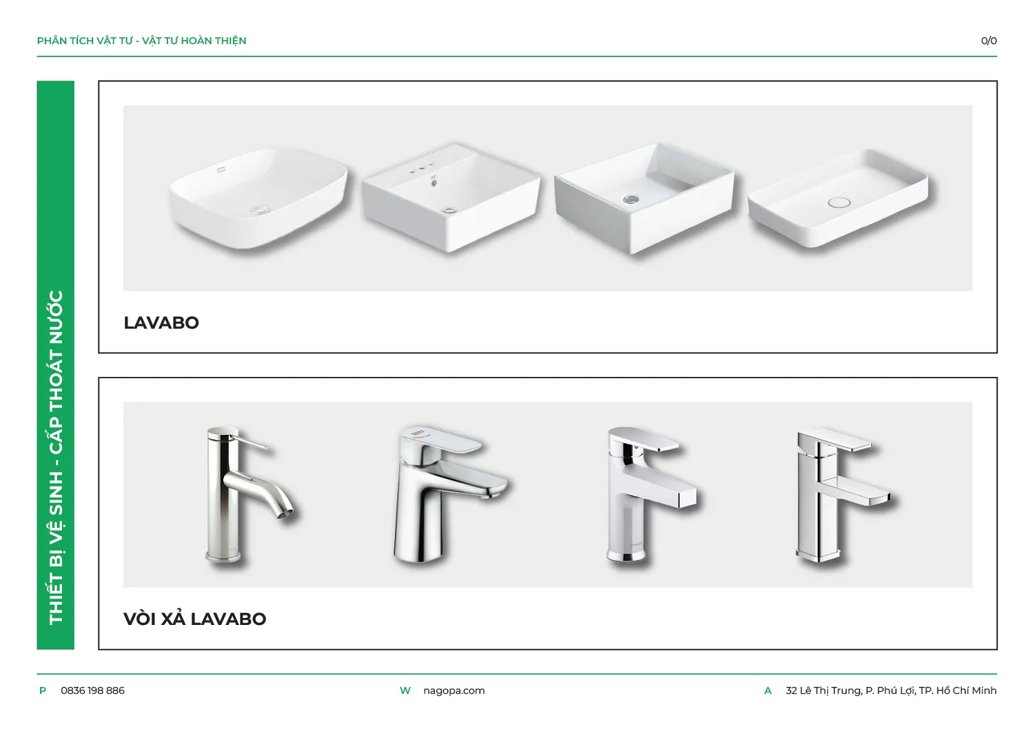 thiết bị vệ sinh được NAGOPA sử dụng khi xây nhà 1