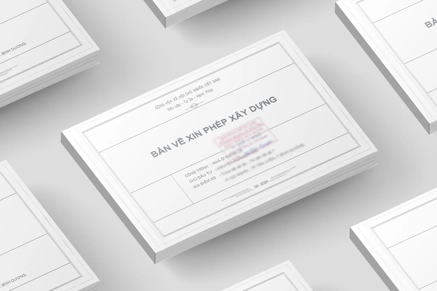 bản vẽ xin phép xây dựng