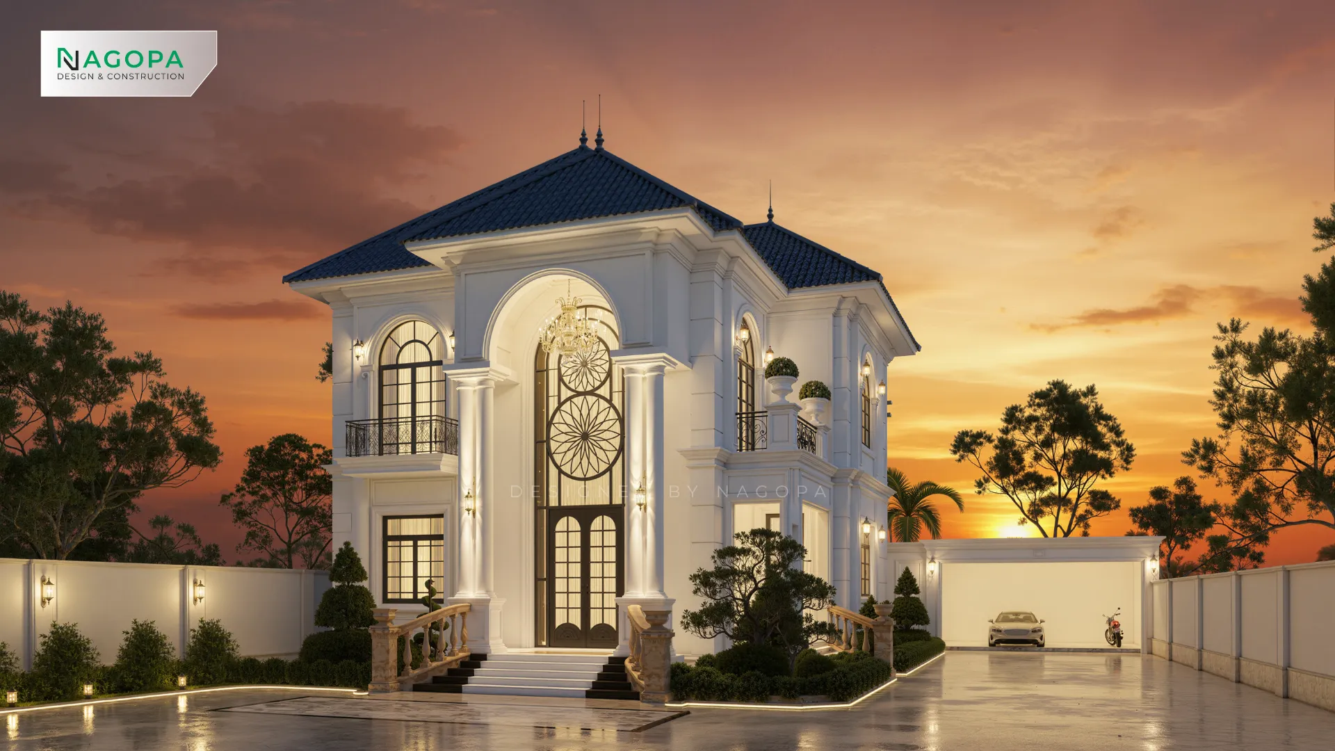 biệt thự 2 tầng neoclassical tại tân uyên nguyens mansion go2602