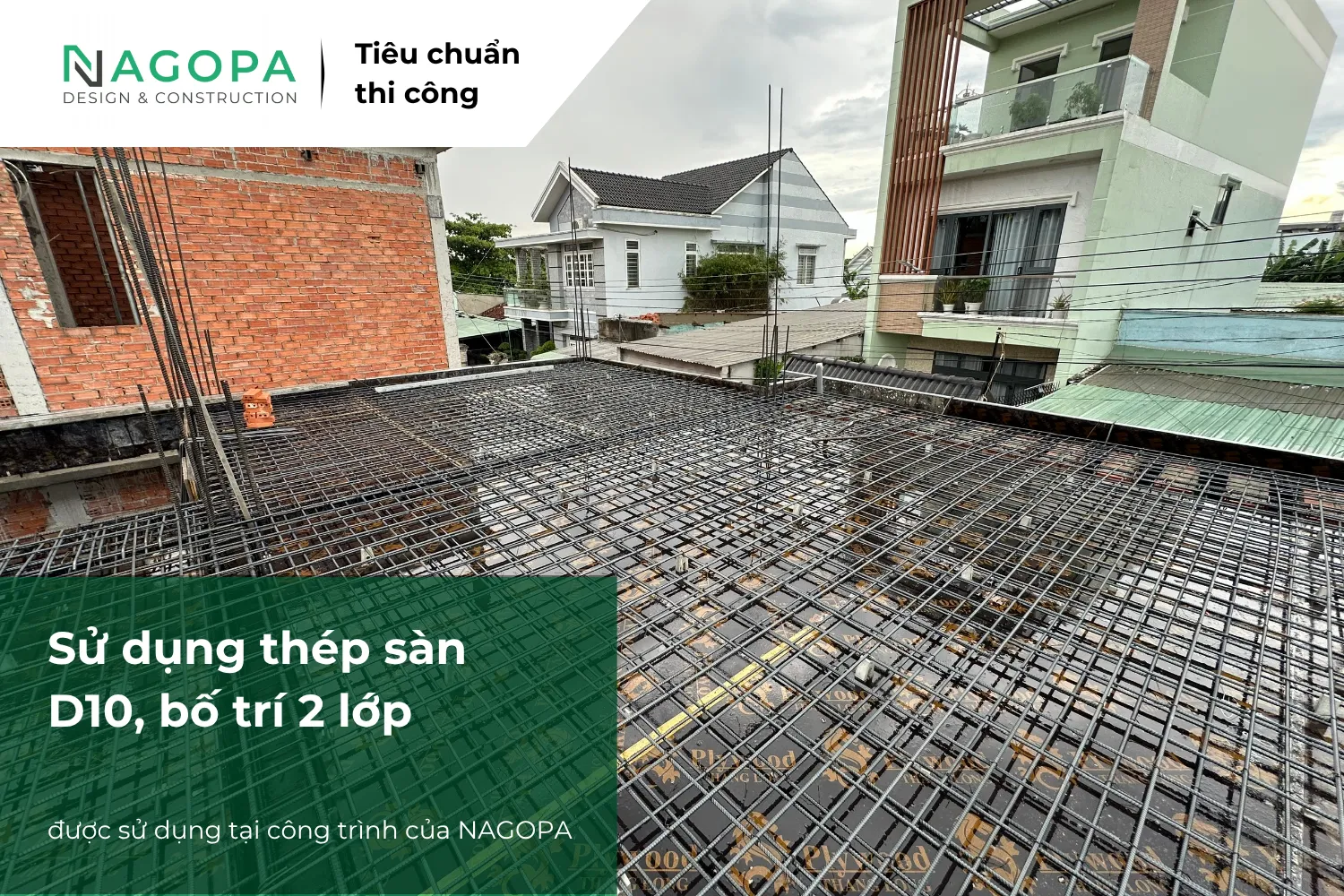 bố trí thép sàn 2 lớp thép d10