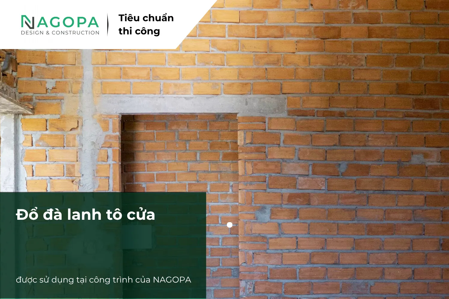 Đổ đà lanh tô cửa được nagopa thi công