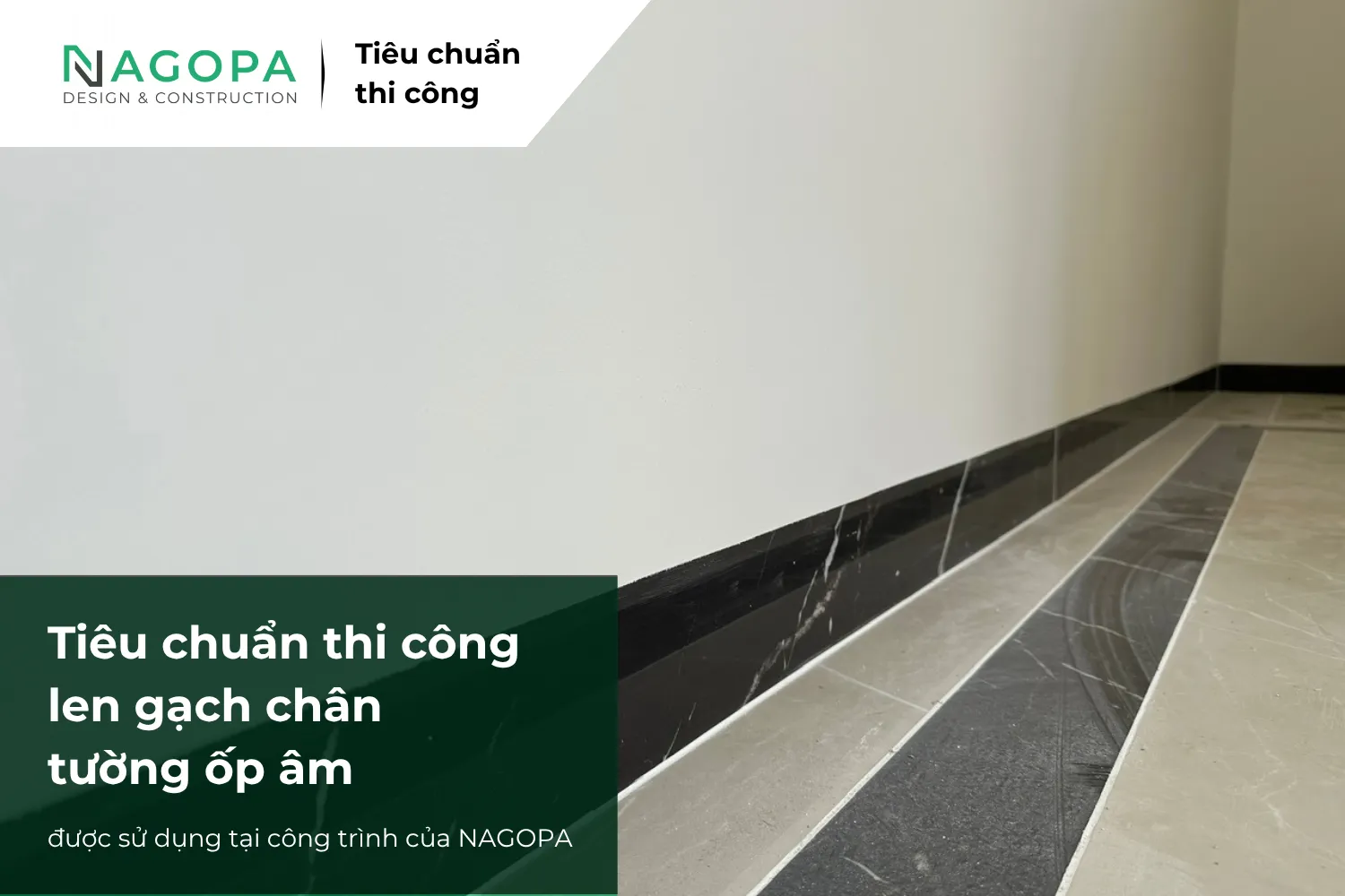 thi công ốp len gạch tường ốp âm