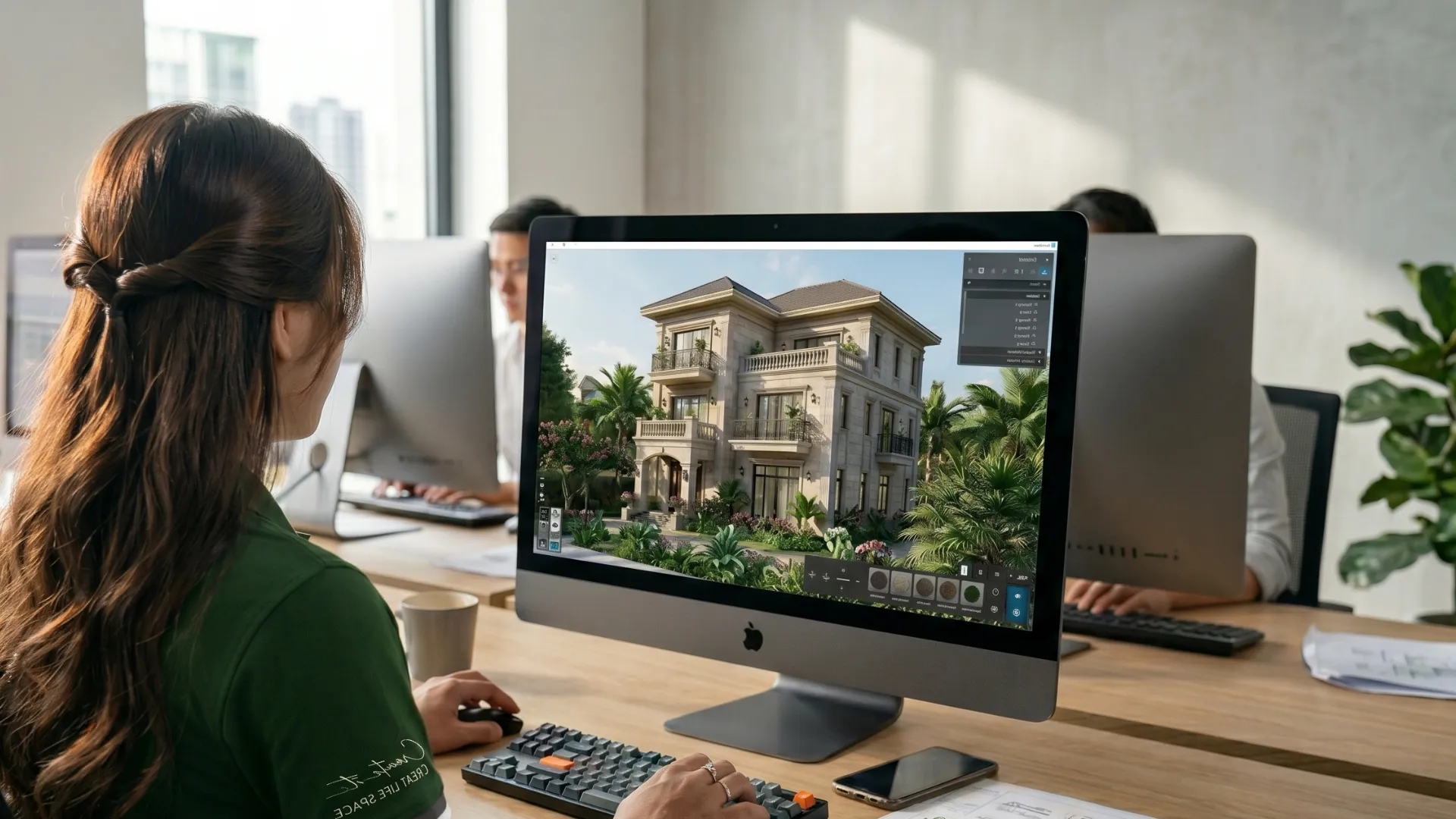 kiến trúc sư nagopa thiết kế phối cảnh 3d kiến trúc 2
