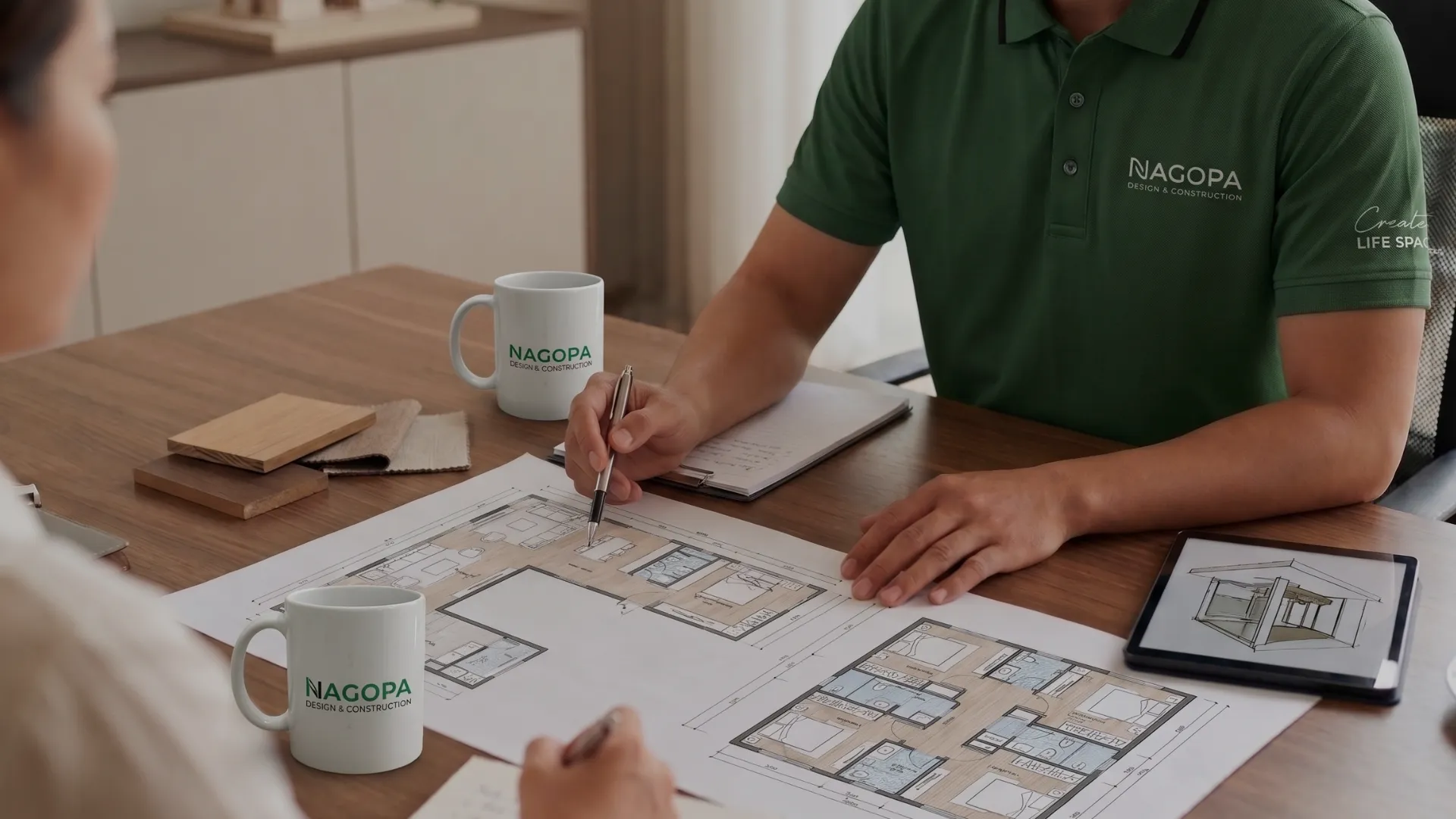 tư vấn thiết kế khách hàng công ty nagopa