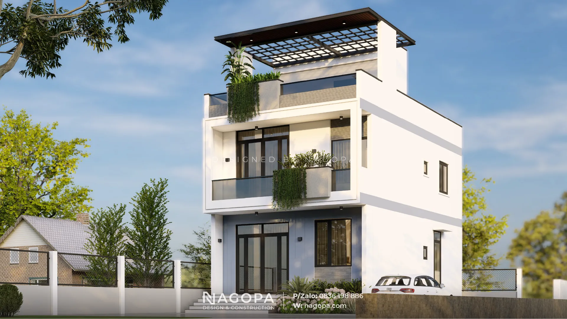 nhà phố 3 tầng tại xã hậu nghĩa tây ninh qts house go2606 2