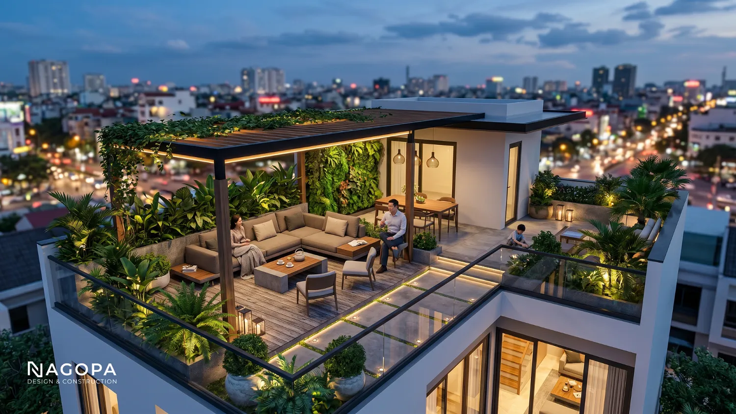 ý nghĩa của sân thượng trong kiến trúc nhà ở