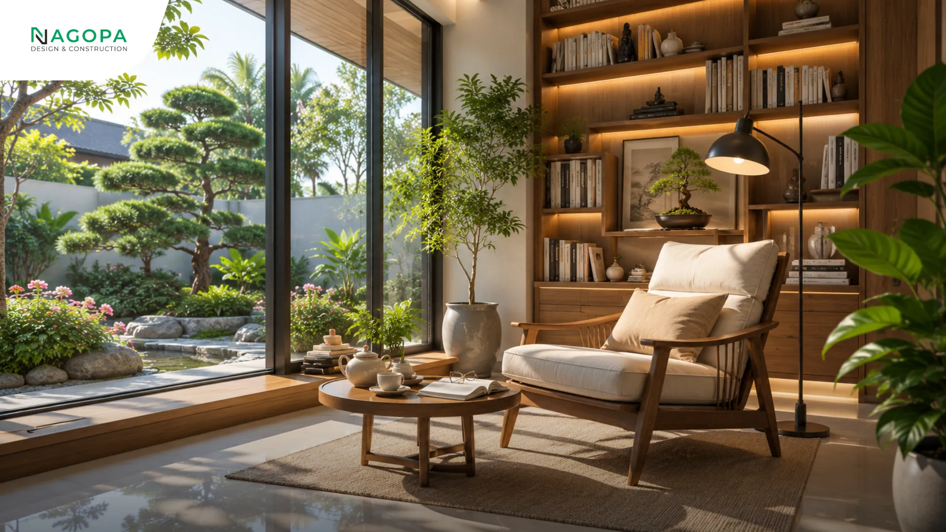không gian đọc sách riêng tư