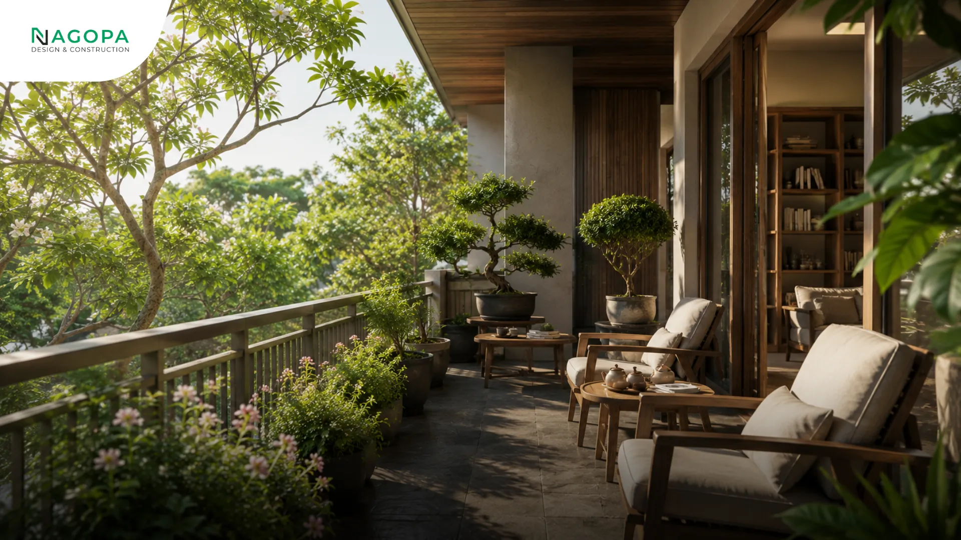 không gian thư giản gia đình