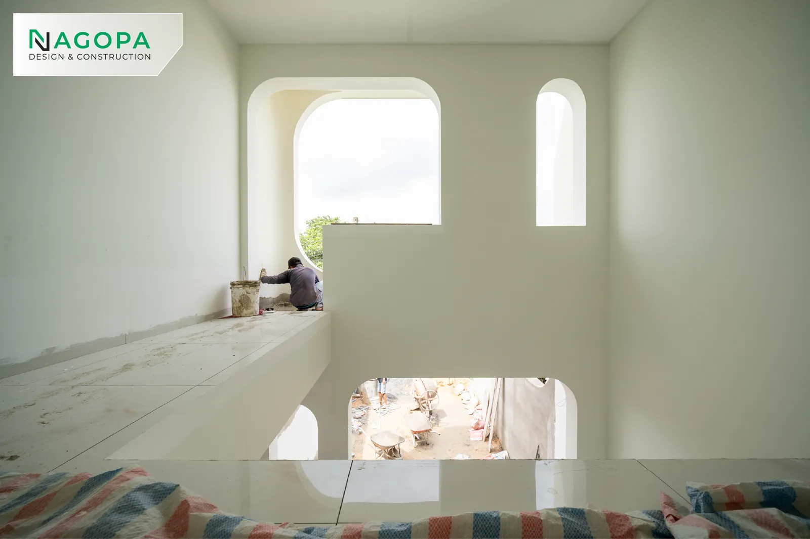 tiến độ hoàn thiện sơn nước công trình Vs House tại phường phú an 11