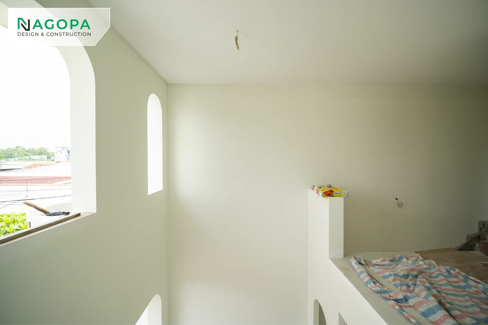 tiến độ hoàn thiện sơn nước công trình Vs House tại phường phú an 2