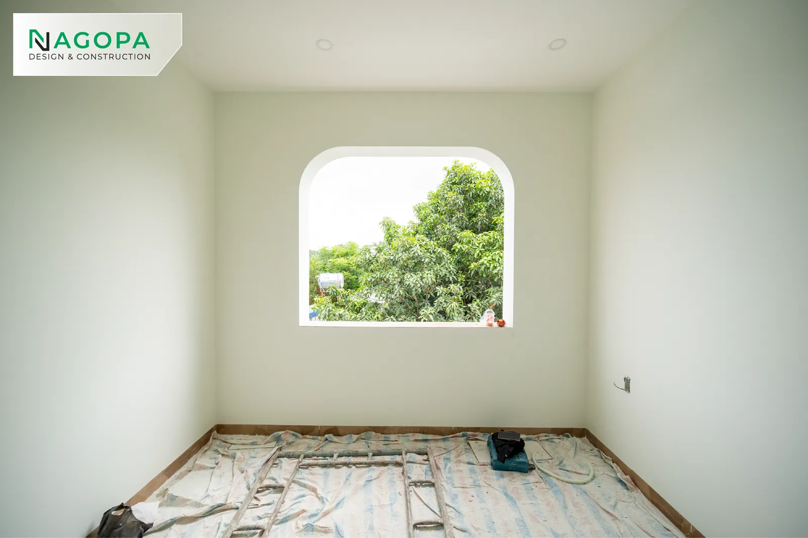 tiến độ hoàn thiện sơn nước công trình Vs House tại phường phú an 6