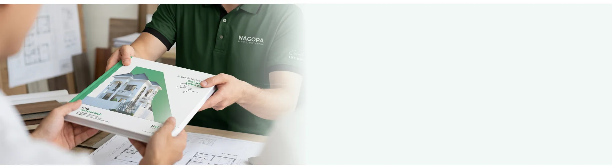bước 6 quy trình thiết kế nagopa bàn giao hồ sơ thiết kế
