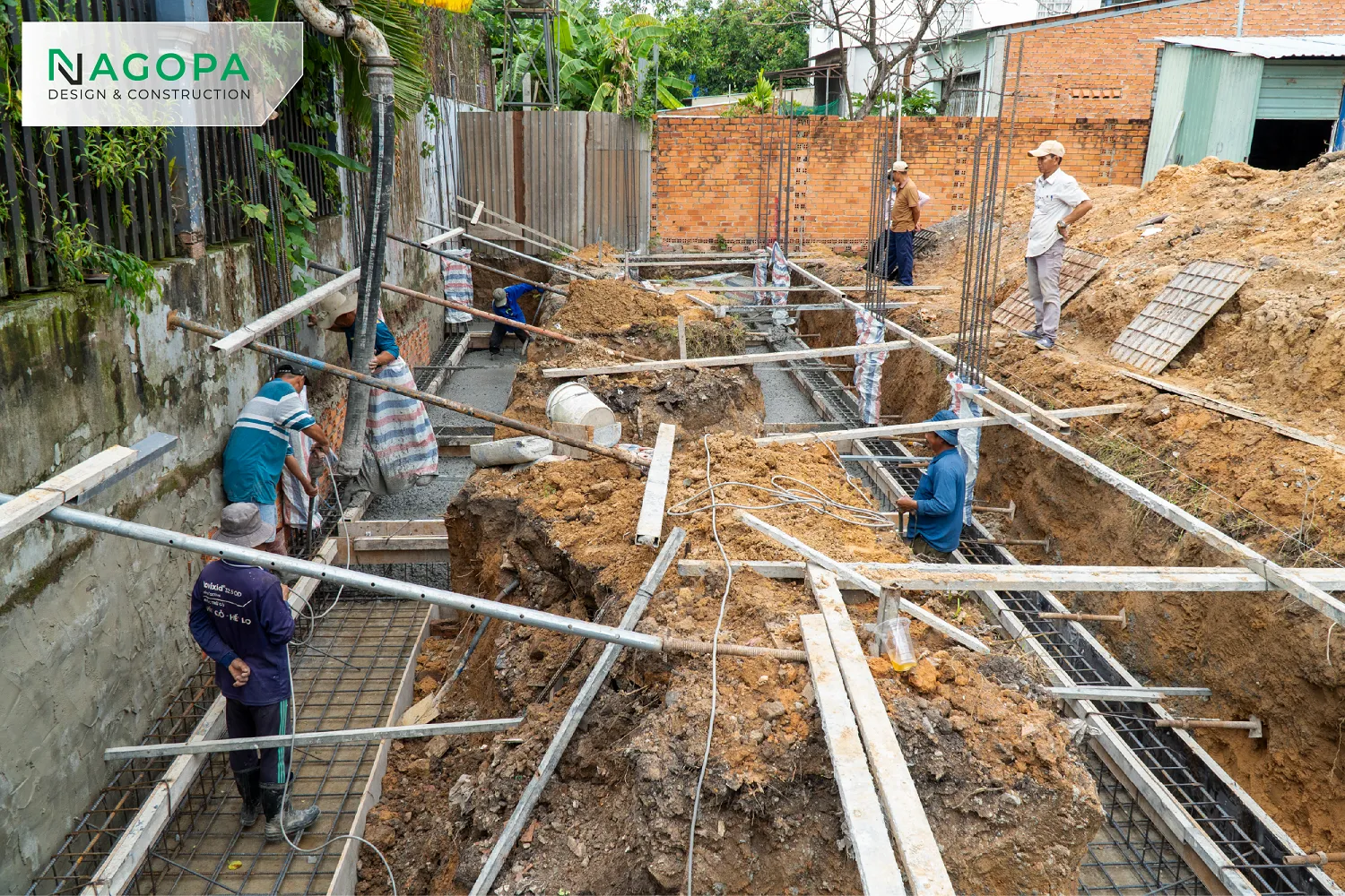 Xe đổ bê tông móng Ds House Phường Bình Dương 1