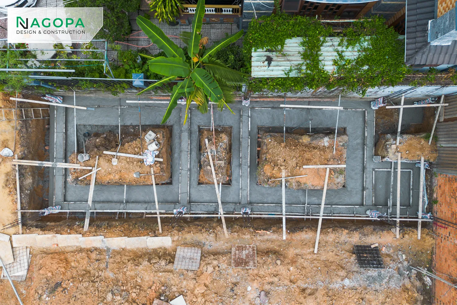 Xe đổ bê tông móng Ds House Phường Bình Dương 2