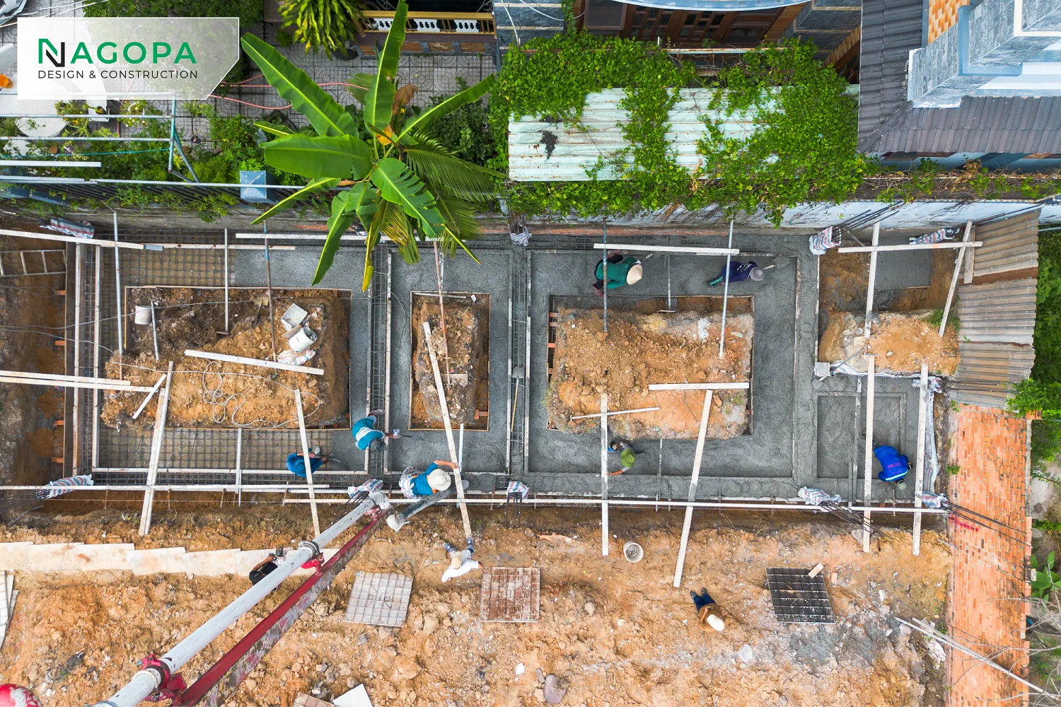 Xe đổ bê tông móng Ds House Phường Bình Dương 3
