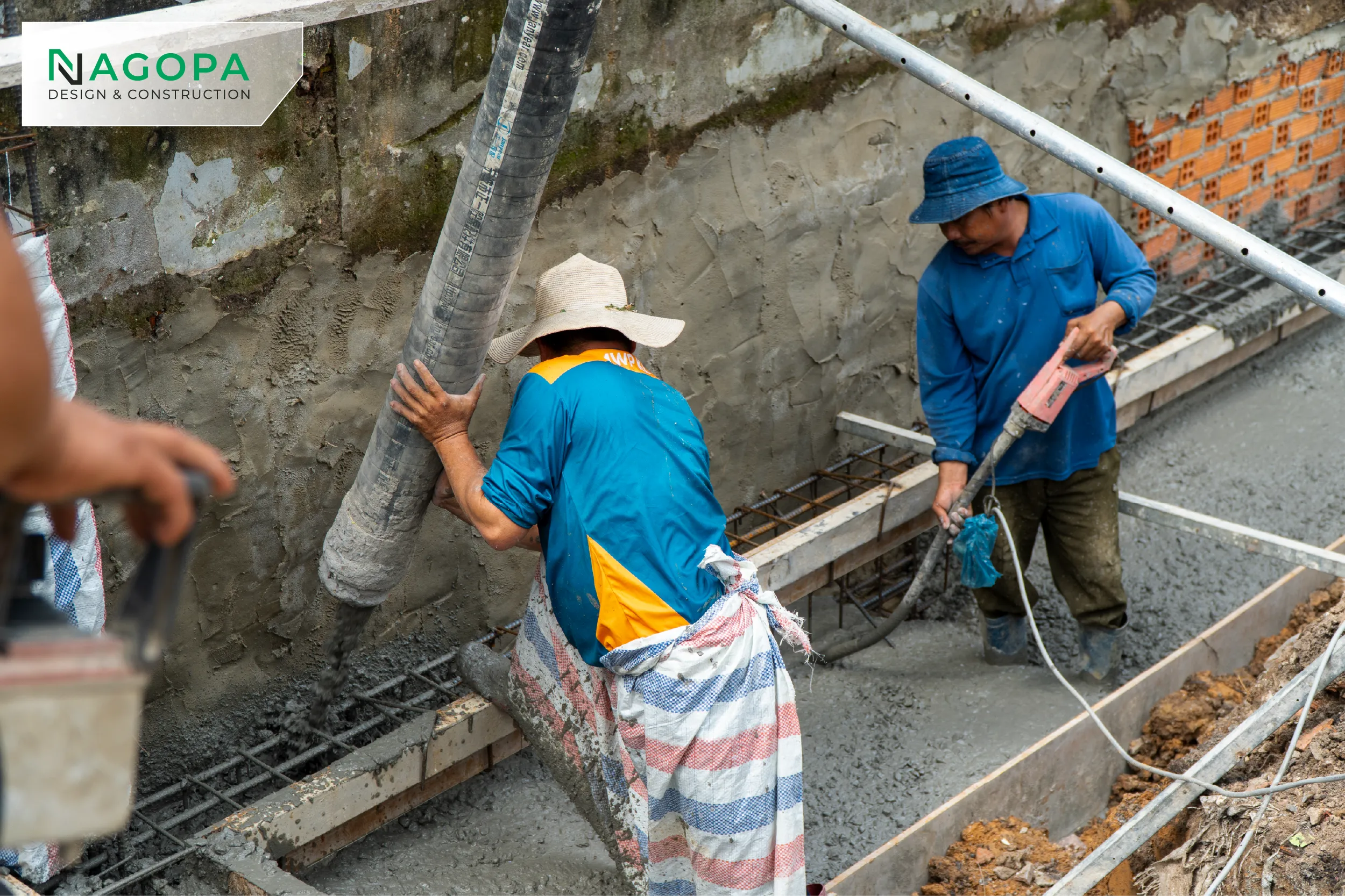 đổ bê tông móng Ds House Phường Bình Dương