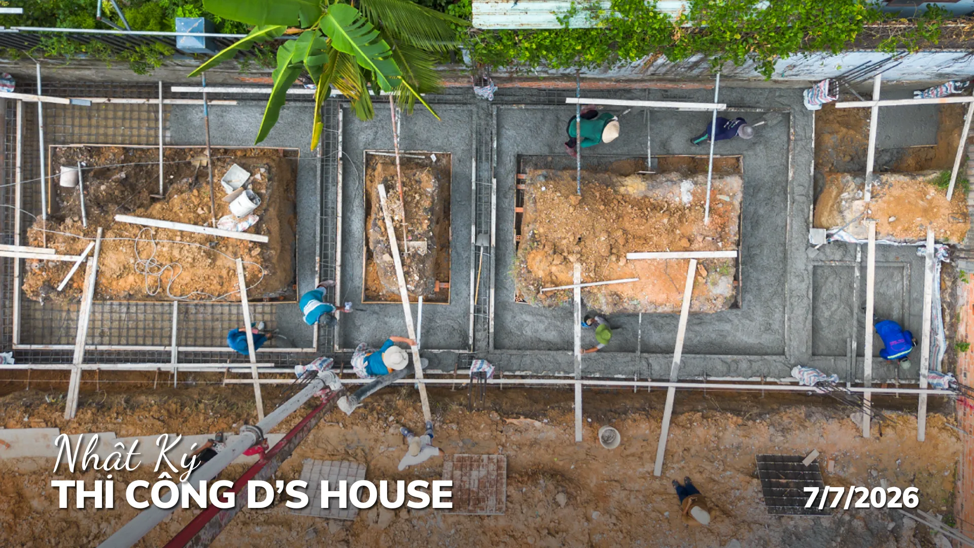 Nhật ký thi công D's House Phường Bình Dương