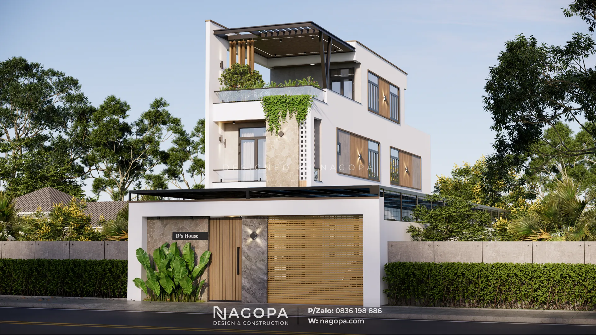 Phối cảnh D's House tại Phường Bến Cát GO2612