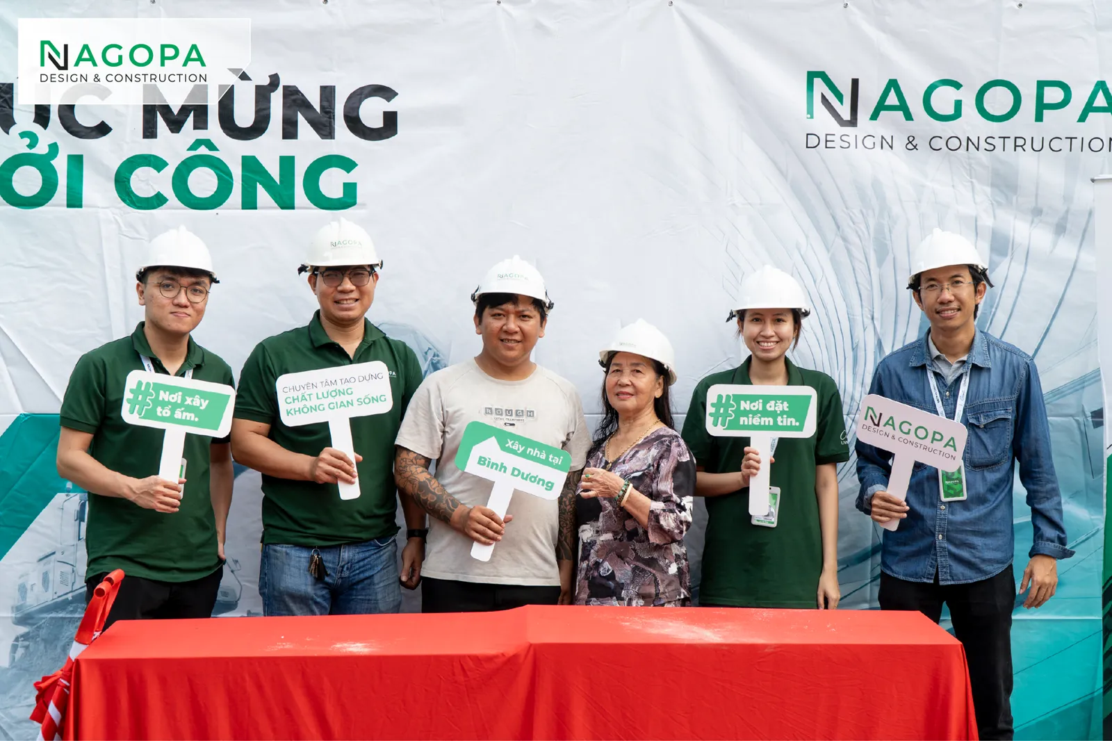 Lễ khởi công MN's House tại xã An Long do NAGOPA thiết kế và thi công trọn gói